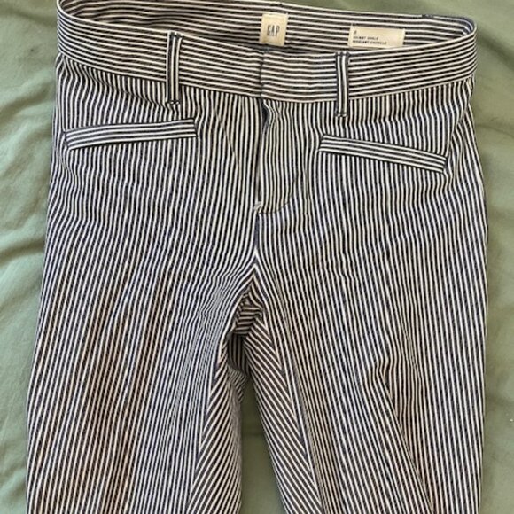 Gap Fitted Women's Striped Dress Pants (size 0/small) - Picture 1 of 1